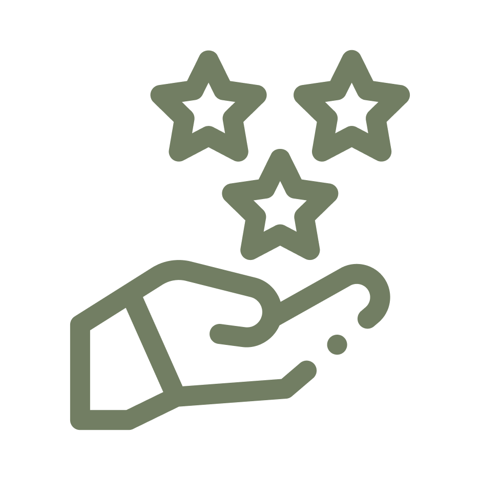 reviewfingerhandstarratingqualityfeedback 2